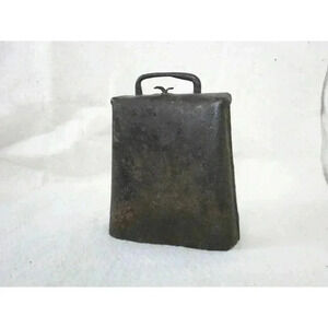 Cow Bell, Holstein antique, farm‎ bells, metal bell, farm items